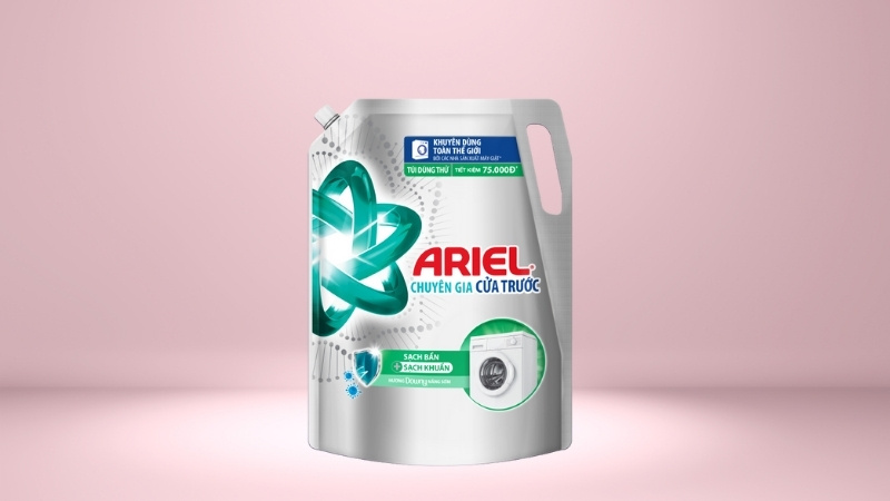 Nước giặt Ariel chuyên gia cửa trước hương Downy nắng sớm