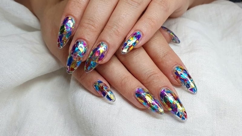 Mẫu nail thủy tinh số 14