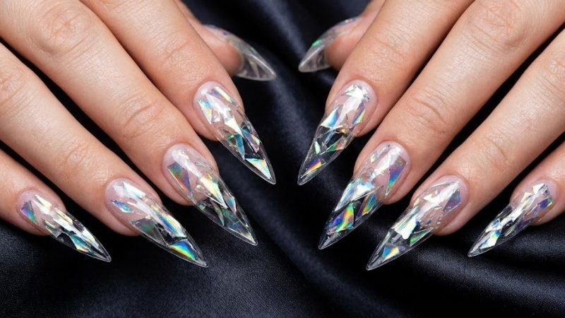 Mẫu nail thủy tinh số 12