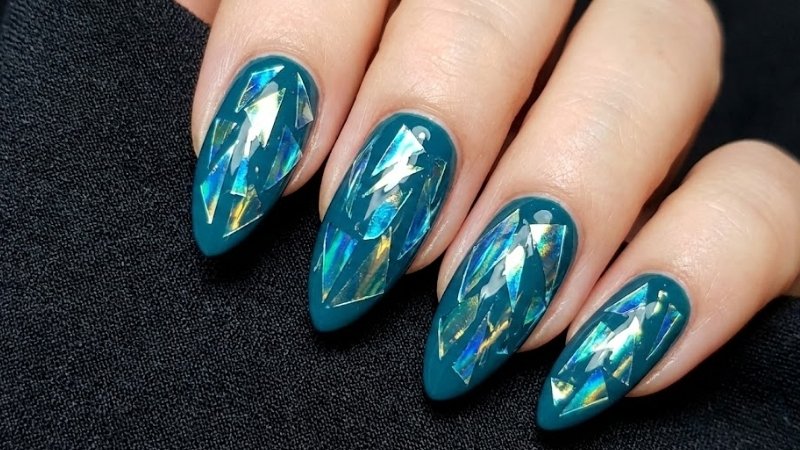Mẫu nail thủy tinh số 8