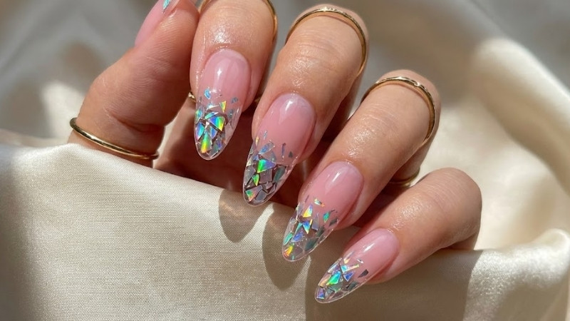 Mẫu nail thủy tinh số 1