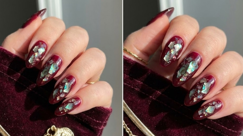 Mẫu nail thủy tinh số 7