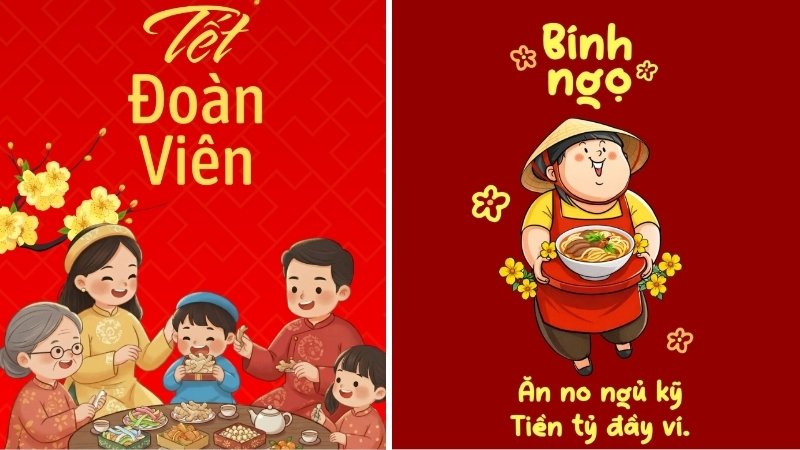 Hình nền đỏ ngày Tết cho điện thoại 2