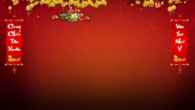 Hình nền đỏ ngày Tết câu chúc năm mới 1
