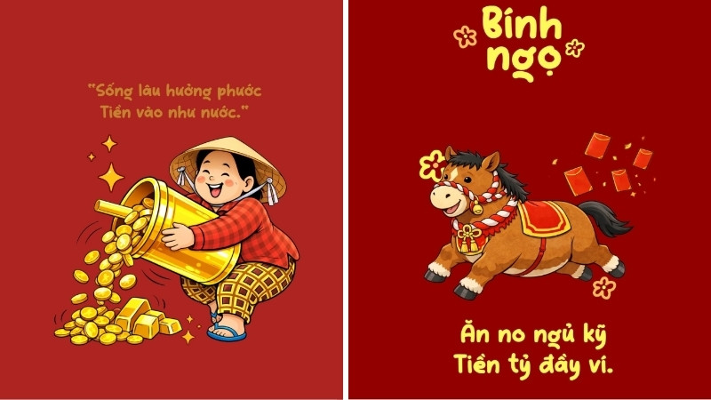 Hình nền đỏ ngày Tết cho điện thoại 3