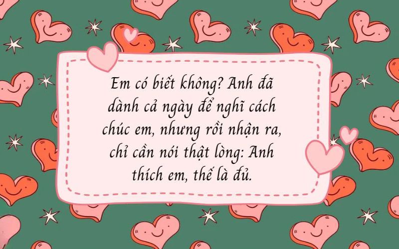 Kiểu tỏ tình giúp crush cảm thấy dễ chịu và không áp lực Kiểu tỏ tình giúp crush cảm thấy dễ chịu và không áp lực