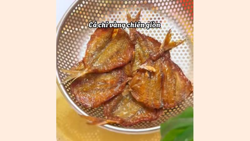 Chế biến khô cá chỉ vàng
