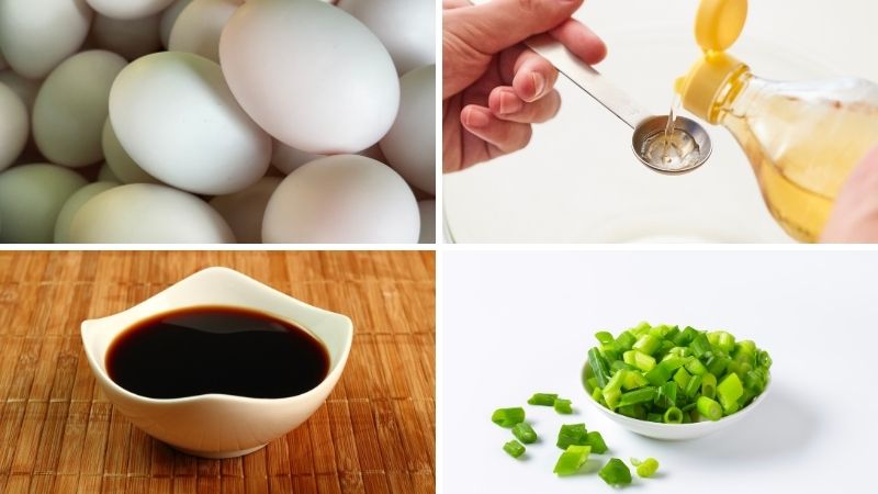 Nguyên liệu làm trứng kho nước tương