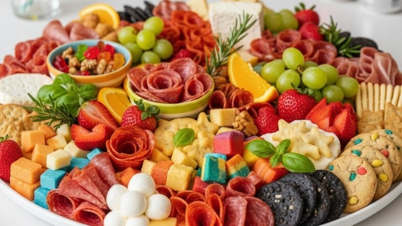 Bày trí khay thịt nguội phô mai phong cách trẻ trung, hiện đại