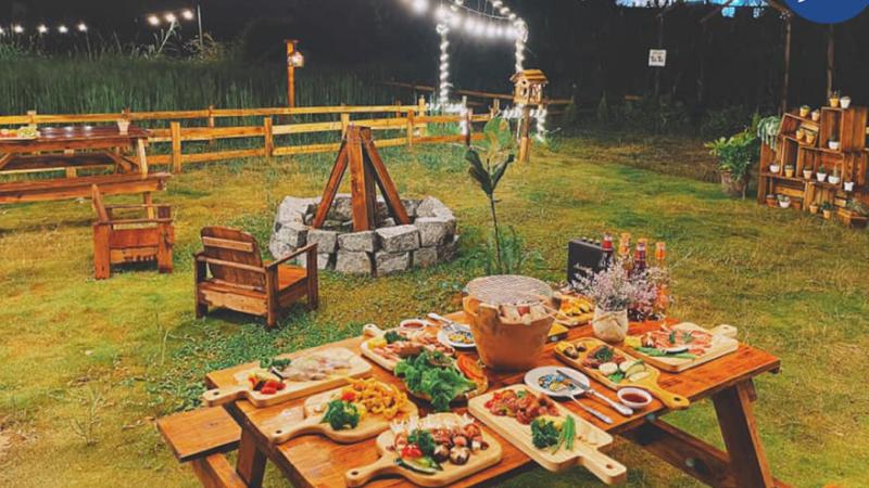 Dọn khu vực nướng, lẩu, ngoài trời