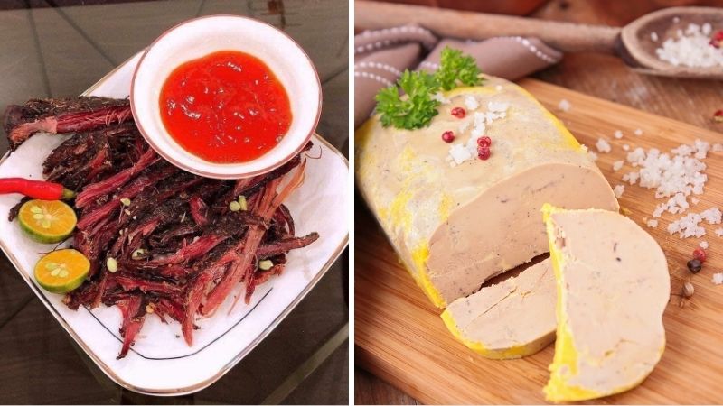 Thưởng thức Whisky cùng trâu gác bếp hoặc pate gan ngỗng