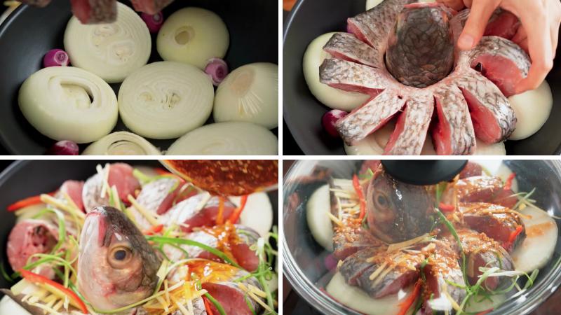 Cách hấp cá không cần nước