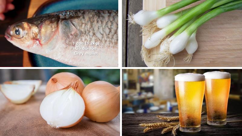 Nguyên liệu làm món cá hấp