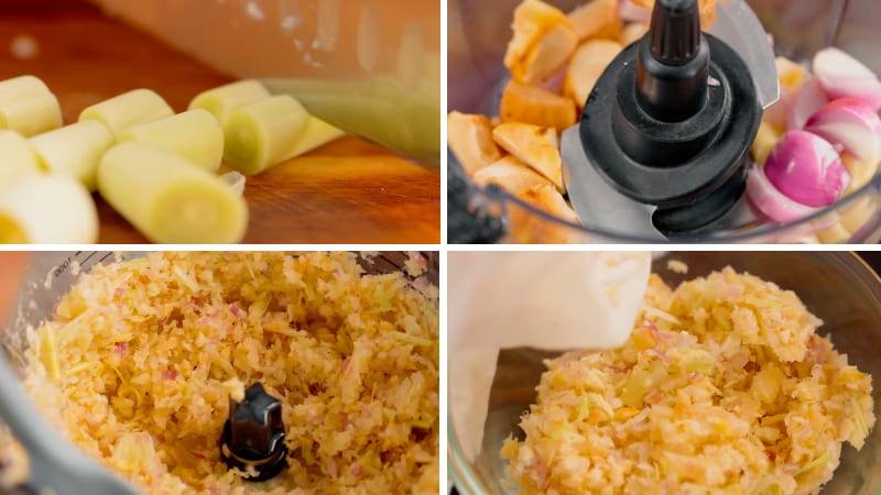 Bước 1: Sơ chế nguyên liệu