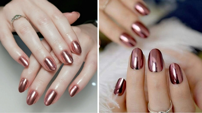 Tráng gương màu Rose Gold 4