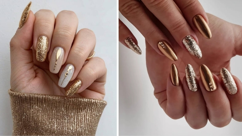 Da ngăm nên chọn tráng gương màu vàng gold, đồng hoặc rose gold