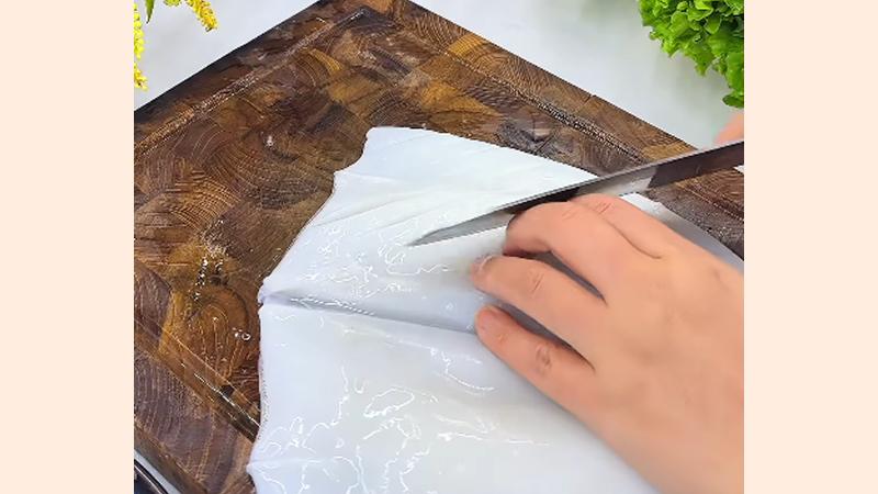 Sơ chế nguyên liệu mực nang Sơ chế nguyên liệu mực nang