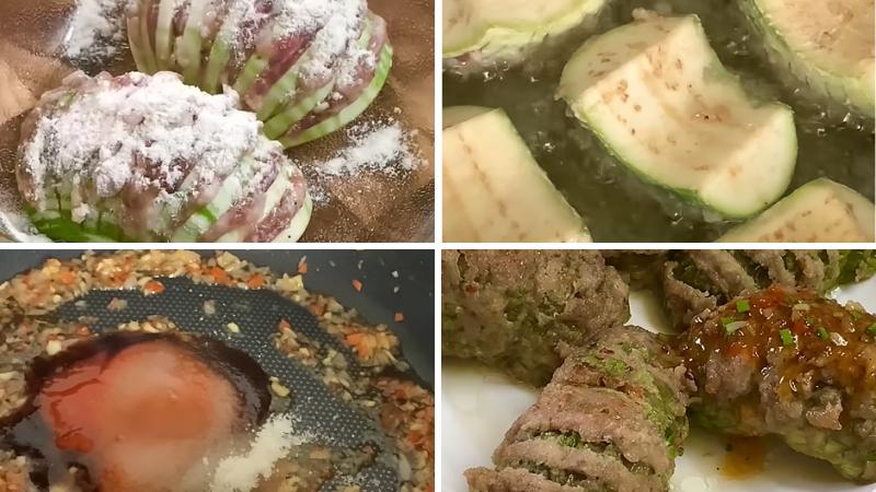 Chế biến cà nhồi thịt