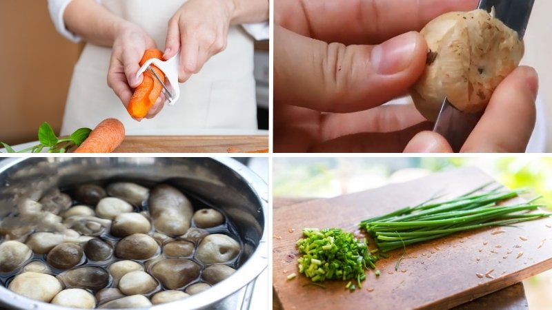 Sơ chế nguyên liệu