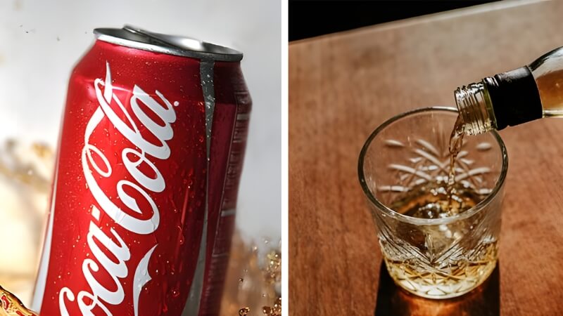 Làm sạch gioăng cao su tủ lạnh bằng coca và rượu Làm sạch gioăng cao su tủ lạnh bằng coca và rượu
