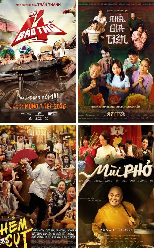 Top 10 phim hài Tết 2026 hay nhất, chọn lọc xem cùng gia đình
