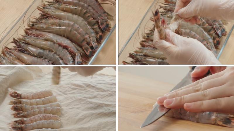 Sơ chế tôm Sơ chế tôm