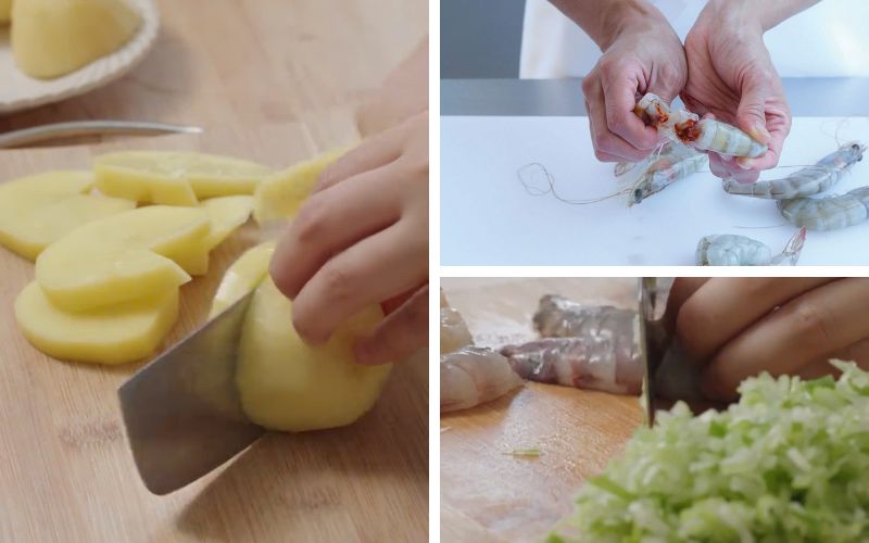 Nguyên liệu sơ chế sạch giúp bánh thơm ngon, không tanh