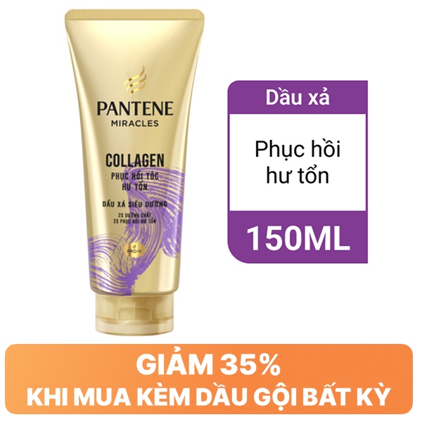 Dầu xả Pantene phục hồi hư tổn 150ml