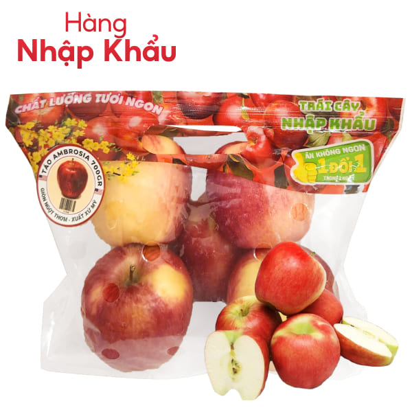 Táo Ambrosia nhập khẩu Mỹ