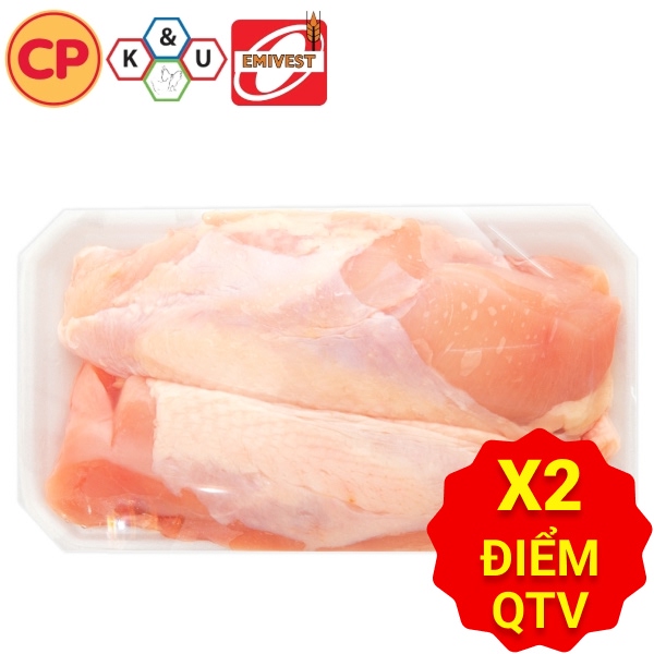 Ức gà phi lê có da