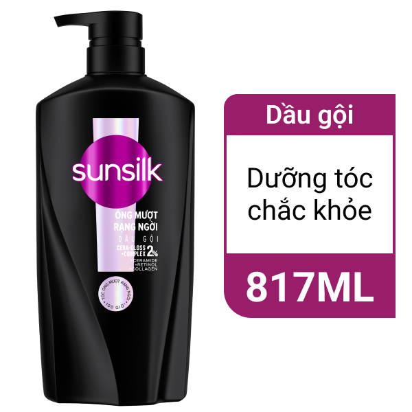 Dầu gội Sunsilk óng mượt rạng ngời 817ml