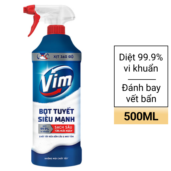 Xịt bọt tuyết VIM siêu mạnh 500ml