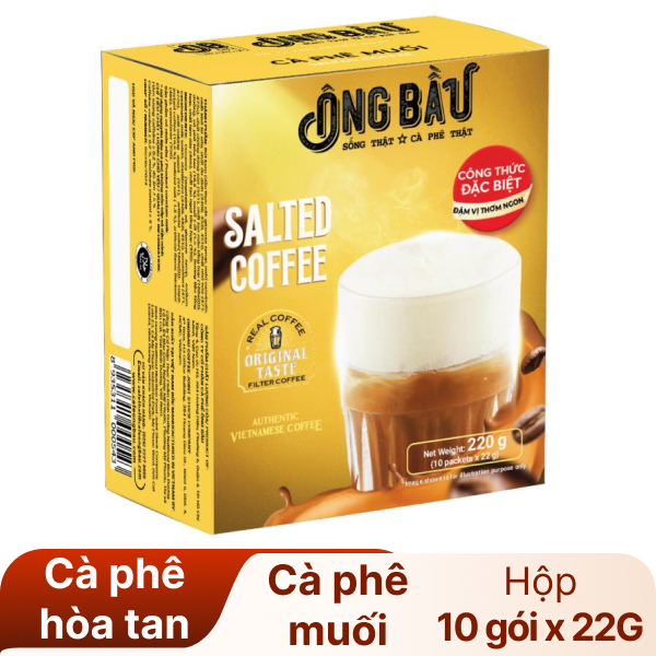 Cà phê muối Ông Bầu 220g