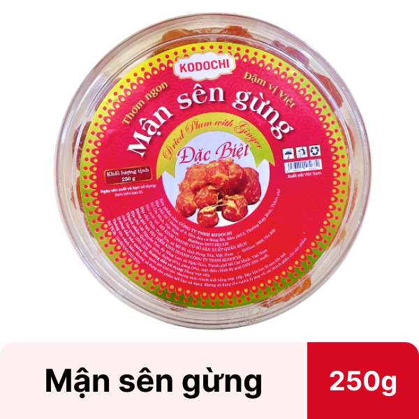 Mận sên gừng Kodochi hộp 250g