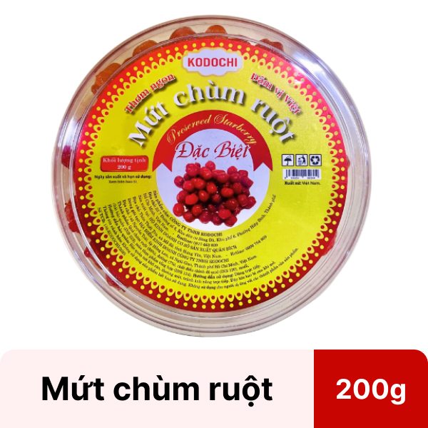 Mứt chùm ruột Kodochi hộp 200g