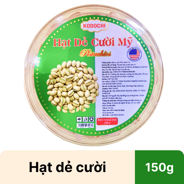 Hạt dẻ cười Mỹ Kodochi hộp 150g