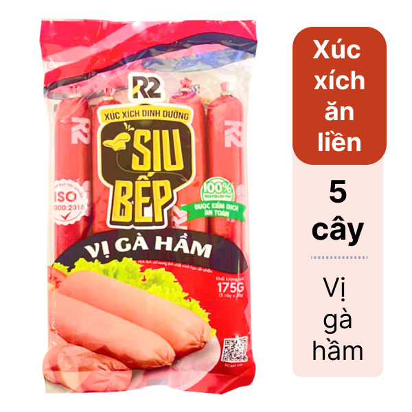 Xúc xích vị gà hầm Siu Bếp S2 Fun 175g