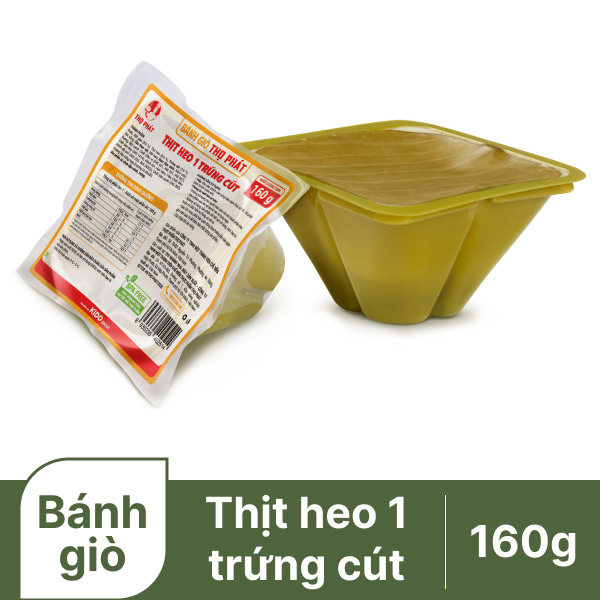 Bánh giò nhân thịt heo 1 trứng cút Thọ Phát 160g