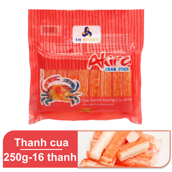 Thanh surimi vị cua 3N Akira 250g