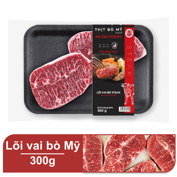 Lõi nạc vai bò Mỹ An Gia Food gói 300g