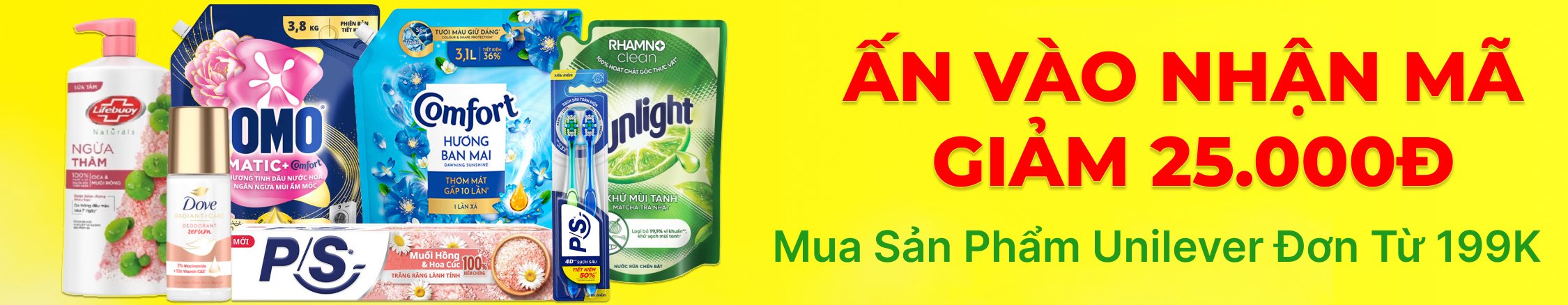 Unilever Mã Giảm 25K