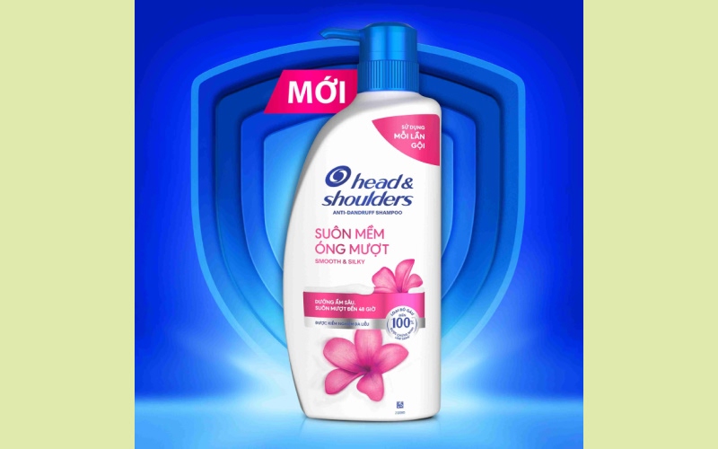 Head & Shoulders Smooth & Silky (Suôn Mượt) – Cho tóc nữ