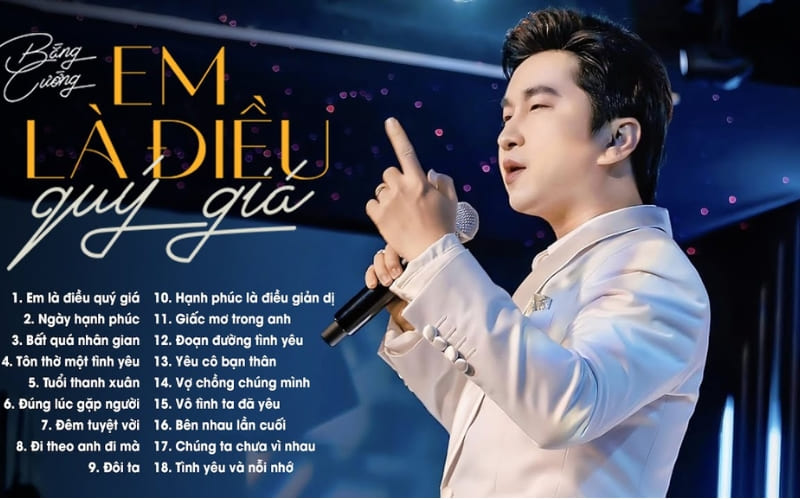 Playlist nhạc giúp truyền tải cảm xúc yêu thương chân thành.