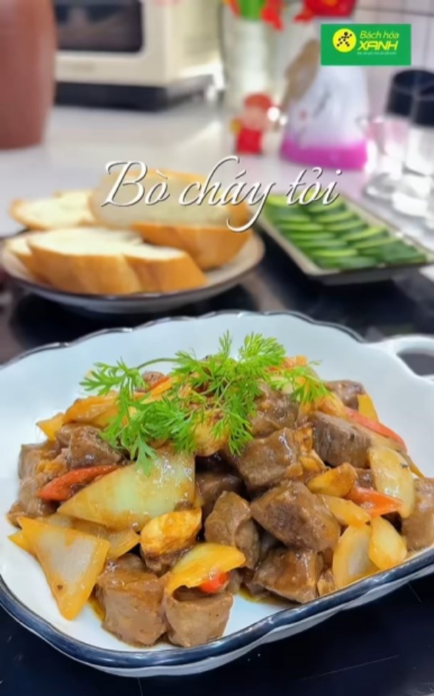 Tuyệt chiêu làm bò cháy tỏi mềm mọng, tỏi giòn rụm thơm nức mũi