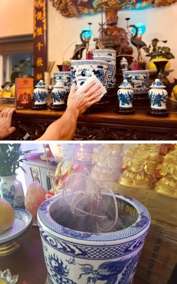 Hướng dẫn thay bát hương cuối năm chuẩn phong thủy đón Tết