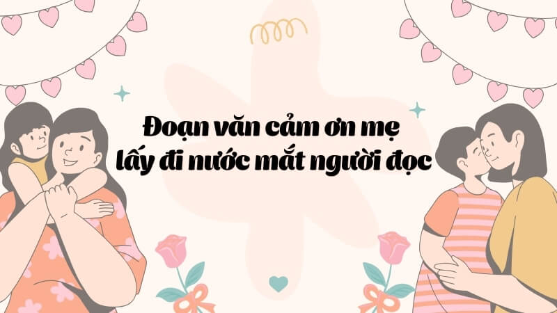 Đoạn văn cảm ơn mẹ lấy đi nước mắt người đọc Đoạn văn cảm ơn mẹ lấy đi nước mắt người đọc