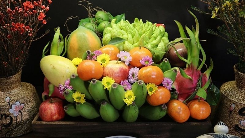 Các loại quả cúng Rằm tháng Giêng Các loại quả cúng Rằm tháng Giêng