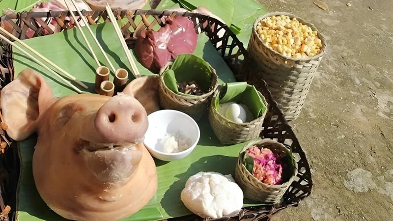 Kiêng cúng thủ lợn Kiêng cúng thủ lợn