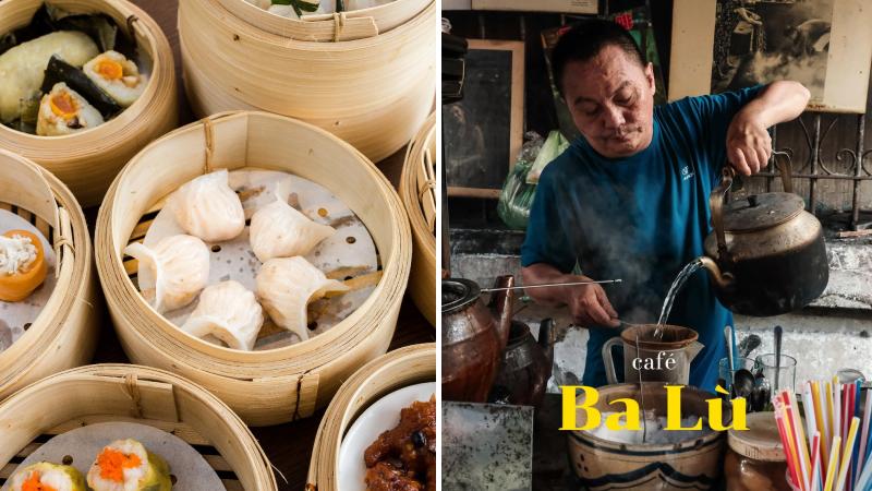Thưởng thức Dimsum và cà phê vợt