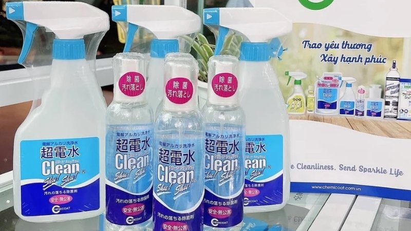 Nước ion kiềm Clean Shu! Shu!